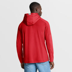NHL Red New Jersey Devils Fanatics Penalty Shot Long Sleeve Hoodie T-Shirt