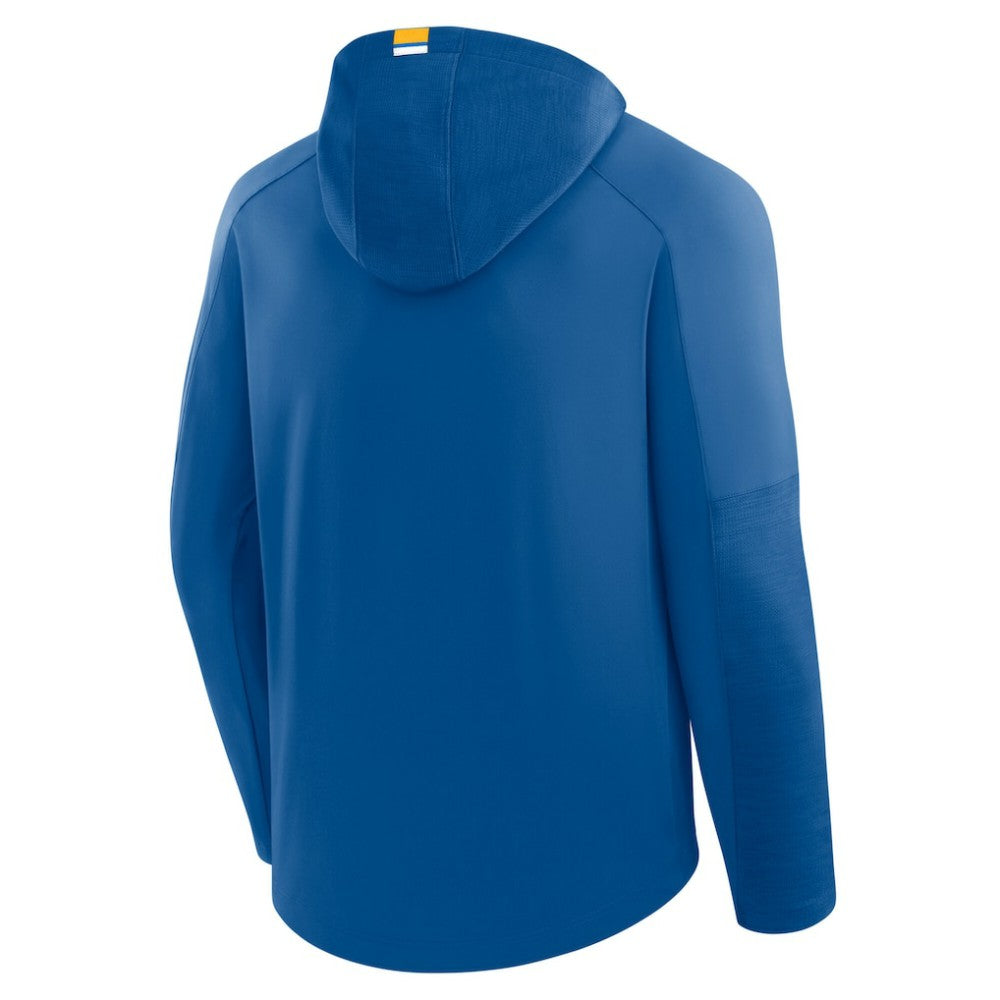 NHL Blue St. Louis Blues Fanatics Penalty Shot Long Sleeve Hoodie T-Shirt