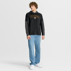NHL Black Pittsburgh Penguins Fanatics Penalty Shot Long Sleeve Hoodie T-Shirt