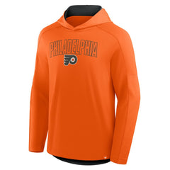 NHL Orange Philadelphia Flyers Fanatics Penalty Shot Long Sleeve Hoodie T-Shirt
