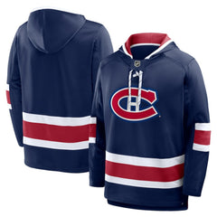 NHL Navy Montreal Canadiens Fanatics Prime Time Fleece Hoodie