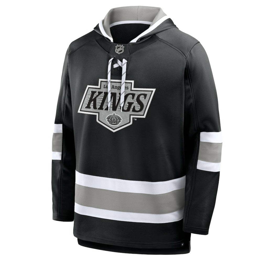 NHL Black Los Angeles Kings Fanatics Prime Time Fleece Hoodie