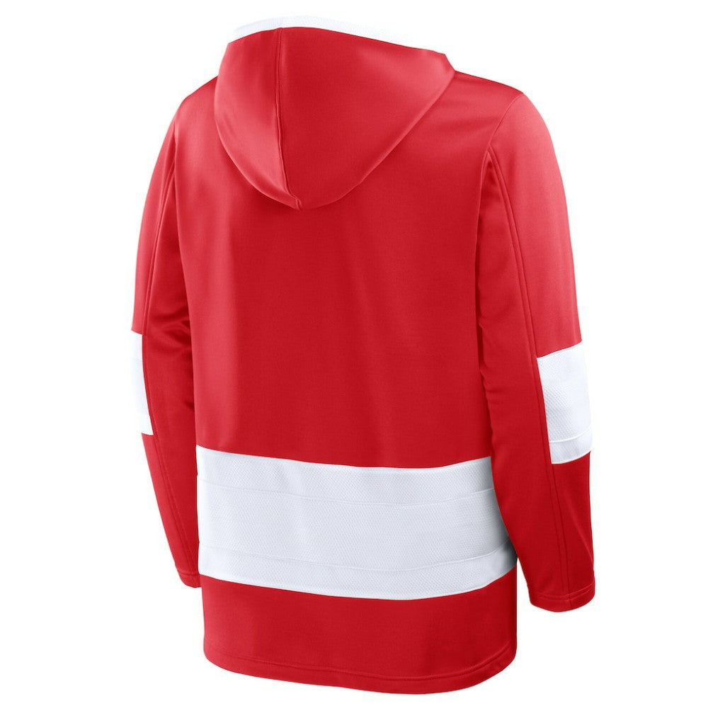 NHL Red Detroit Red Wings Fanatics Prime Time Fleece Hoodie