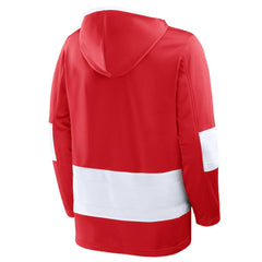 NHL Red Detroit Red Wings Fanatics Prime Time Fleece Hoodie