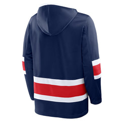 NHL Navy Columbus Blue Jackets Fanatics Prime Time Fleece Hoodie