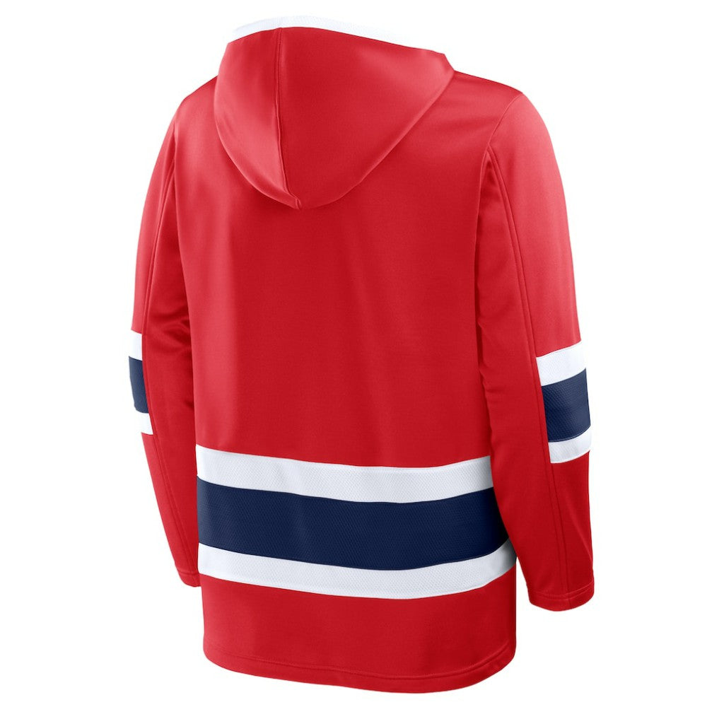 NHL Red Washington Capitals Fanatics Prime Time Fleece Hoodie