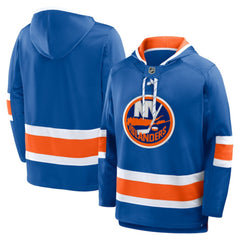 NHL Royal New York Islanders Fanatics Prime Time Fleece Hoodie
