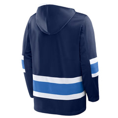 NHL Navy Winnipeg Jets Fanatics Prime Time Fleece Hoodie