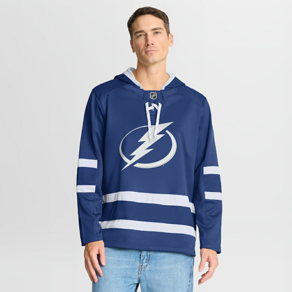 NHL Blue Tampa Bay Lightning Fanatics Prime Time Fleece Hoodie