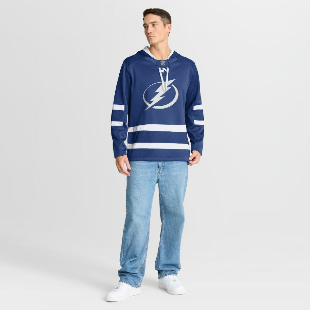 NHL Blue Tampa Bay Lightning Fanatics Prime Time Fleece Hoodie