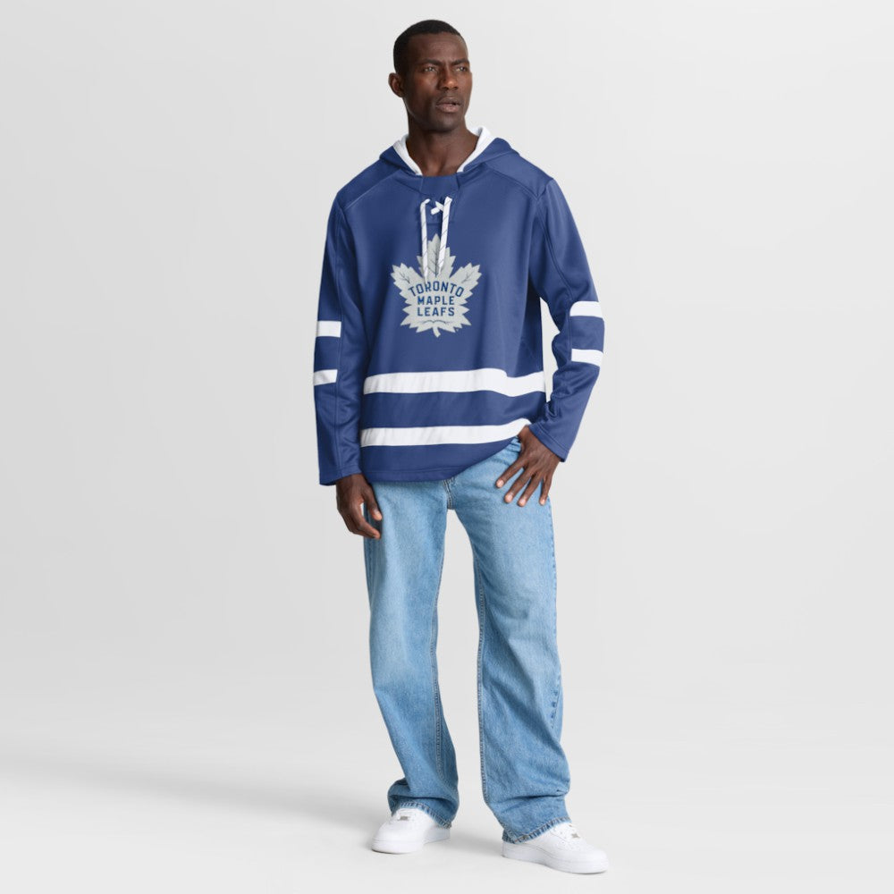 NHL Blue Toronto Maple Leafs Fanatics Prime Time Fleece Hoodie