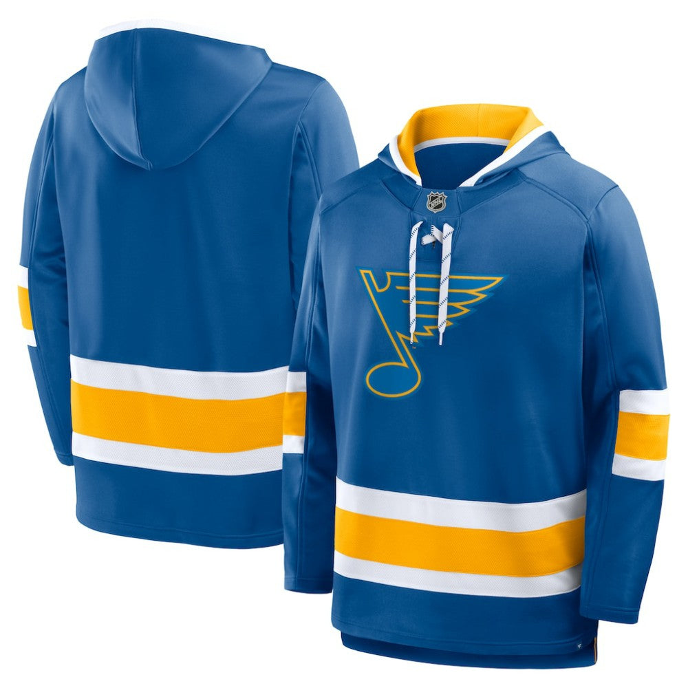 NHL Blue St. Louis Blues Fanatics Prime Time Fleece Hoodie