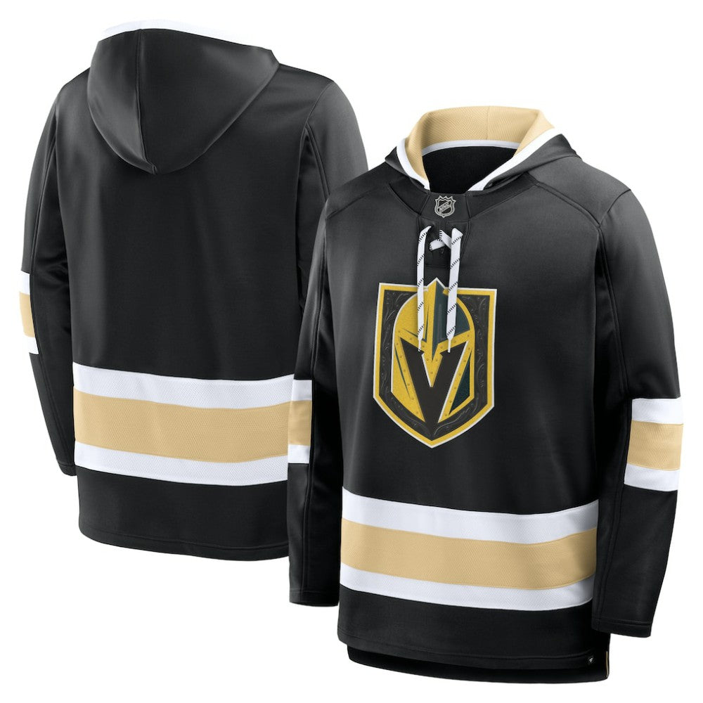 NHL Black Vegas Golden Knights Fanatics Prime Time Fleece Hoodie