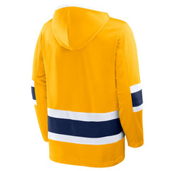 NHL Gold Nashville Predators Fanatics Prime Time Fleece Hoodie