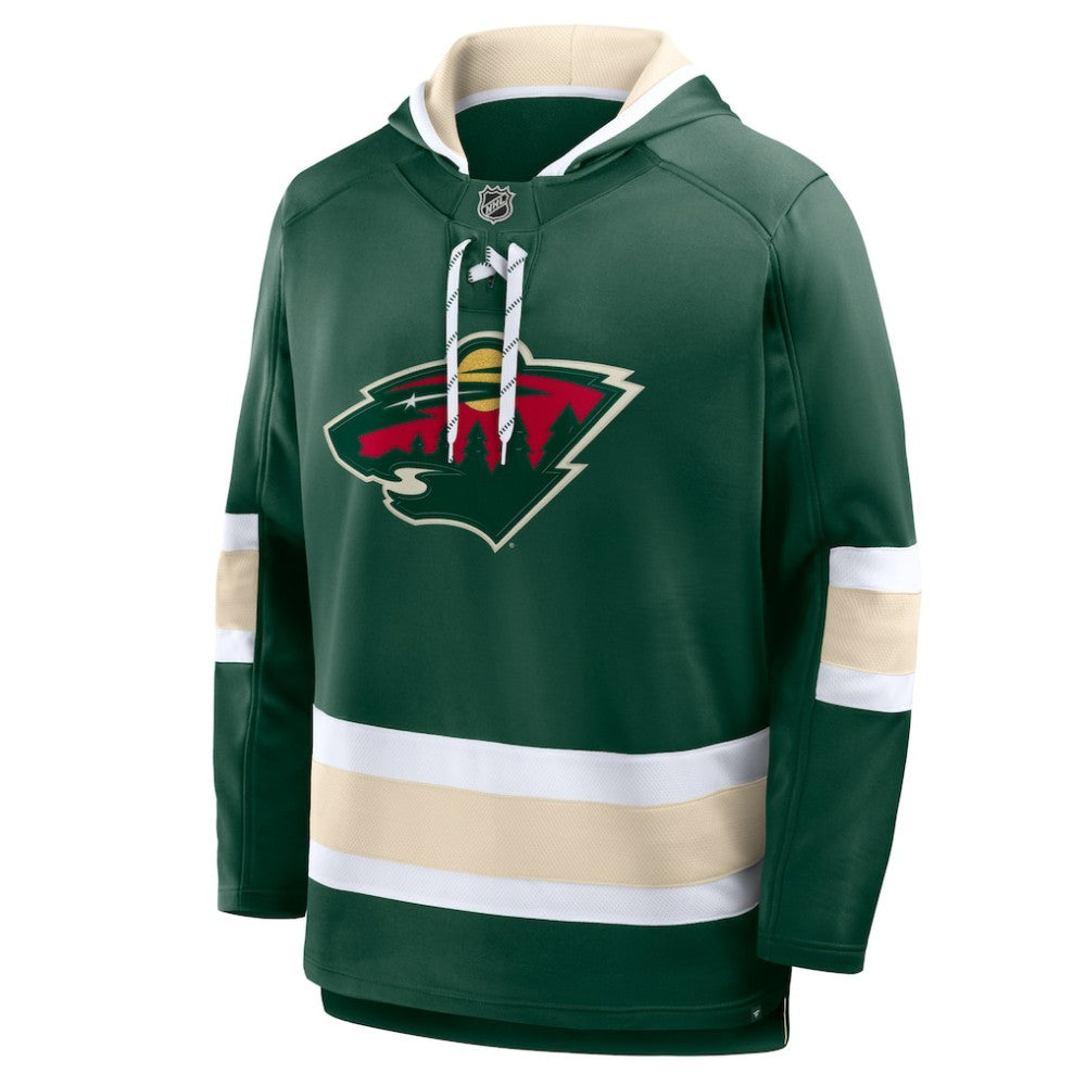 NHL Green Minnesota Wild Fanatics Prime Time Fleece Hoodie