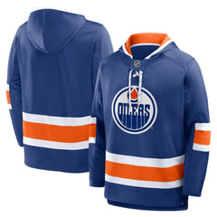 NHL Royal Edmonton Oilers Fanatics Prime Time Fleece Hoodie