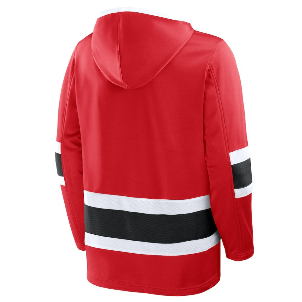 NHL Red Chicago Blackhawks Fanatics Prime Time Fleece Hoodie