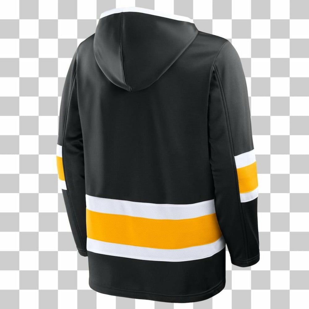 NHL Black Pittsburgh Penguins Fanatics Prime Time Fleece Hoodie