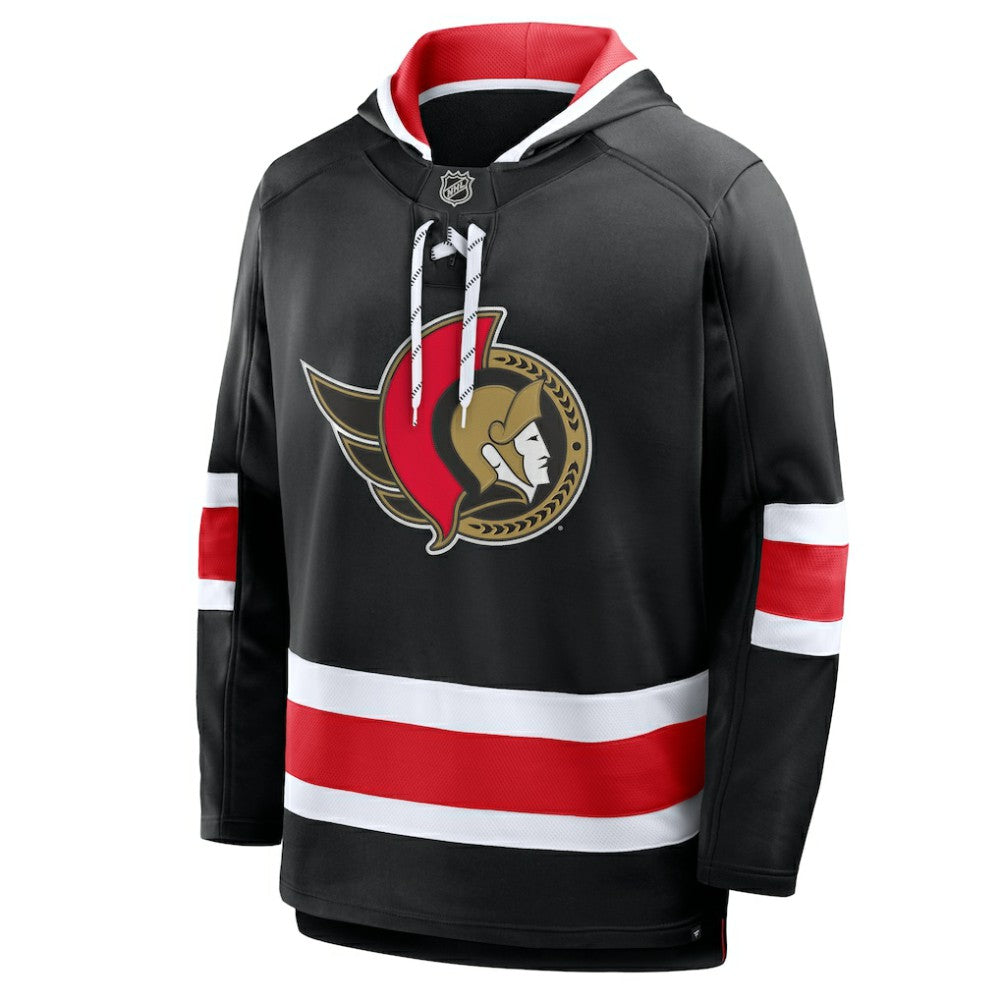 NHL Black Ottawa Senators Fanatics Prime Time Fleece Hoodie