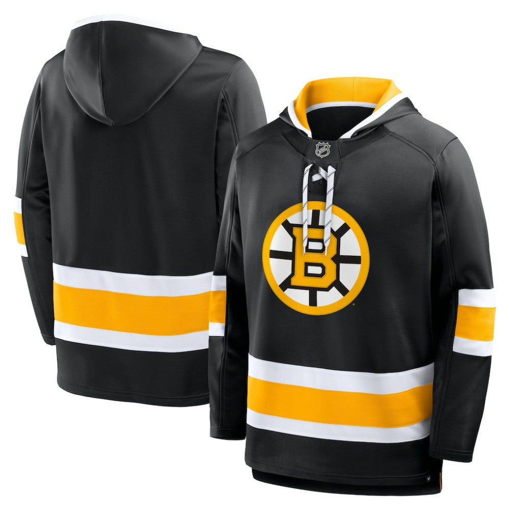 NHL Black Boston Bruins Fanatics Prime Time Fleece Hoodie
