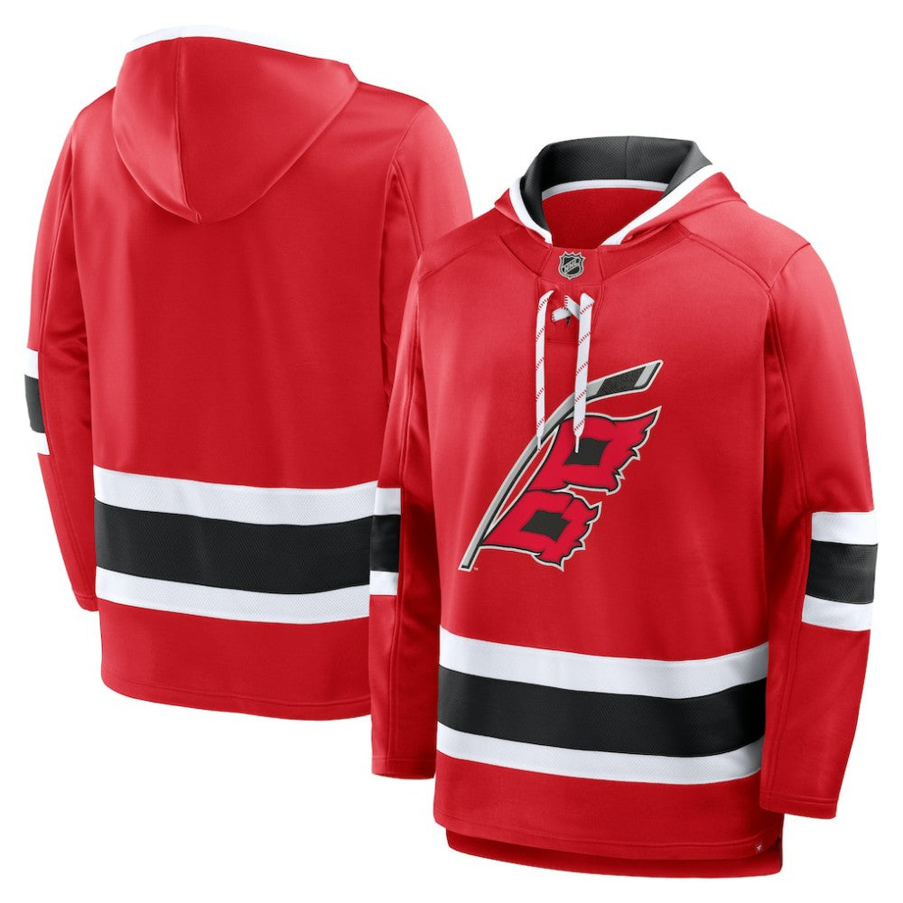 NHL Red Carolina Hurricanes Fanatics Prime Time Fleece Hoodie