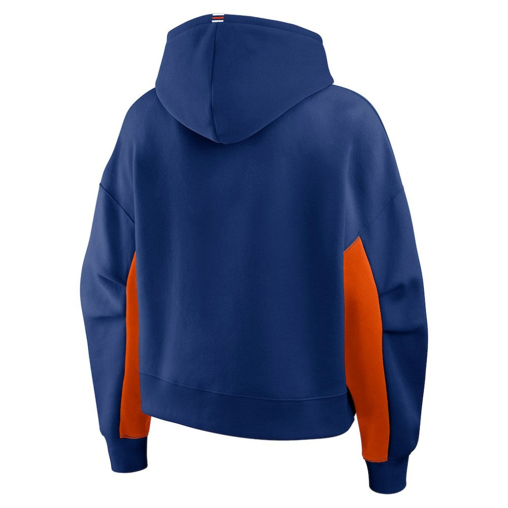 NHL Royal Edmonton Oilers Fanatics Women's Back Check Boxy Hoodie