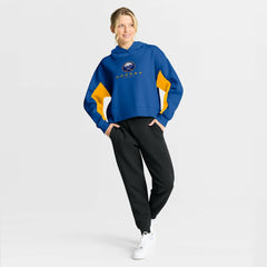 NHL Royal Buffalo Sabres Fanatics Women's Back Check Boxy Hoodie