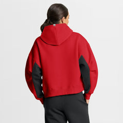 NHL Red Chicago Blackhawks Fanatics Women's Back Check Boxy Hoodie