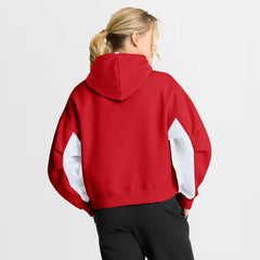 NHL Red Detroit Red Wings Fanatics Women's Back Check Boxy Hoodie