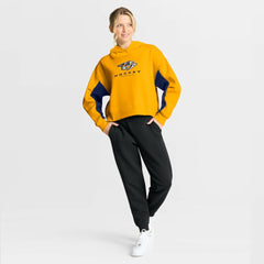 NHL Gold Nashville Predators Fanatics Women's Back Check Boxy Hoodie