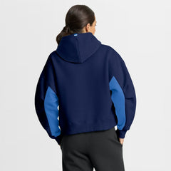 NHL Navy Winnipeg Jets Fanatics Women's Back Check Boxy Hoodie