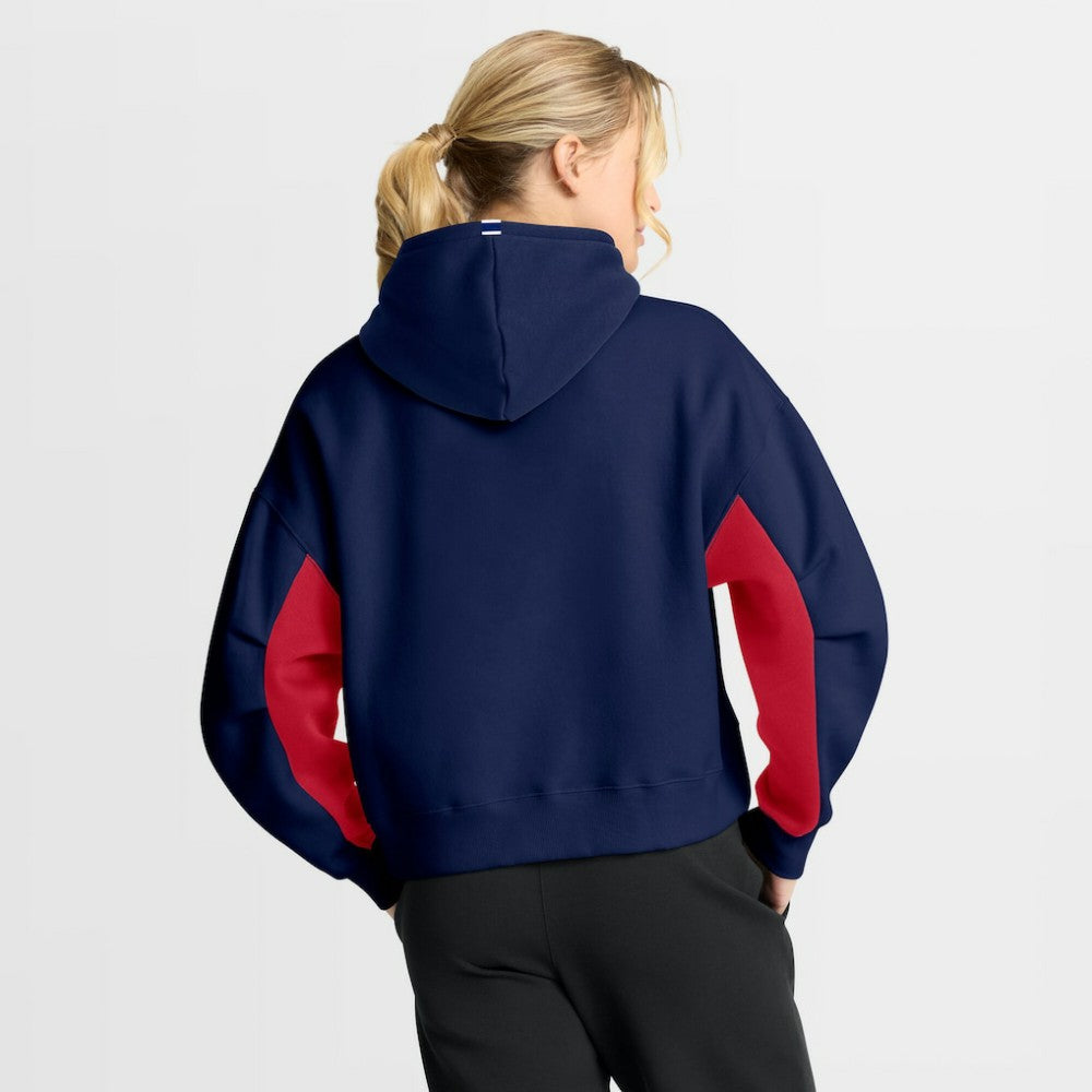 NHL Navy Montreal Canadiens Fanatics Women's Back Check Boxy Hoodie