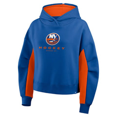 NHL Royal New York Islanders Fanatics Women's Back Check Boxy Hoodie