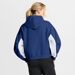 NHL Blue Toronto Maple Leafs Fanatics Women's Back Check Boxy Hoodie