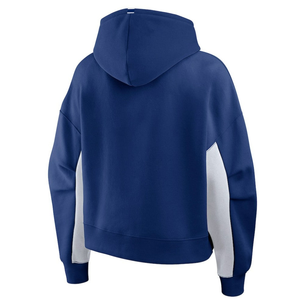 NHL Blue Toronto Maple Leafs Fanatics Women's Back Check Boxy Hoodie