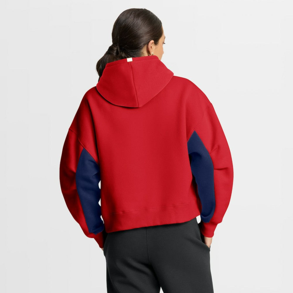NHL Red Florida Panthers Fanatics Women's Back Check Boxy Hoodie