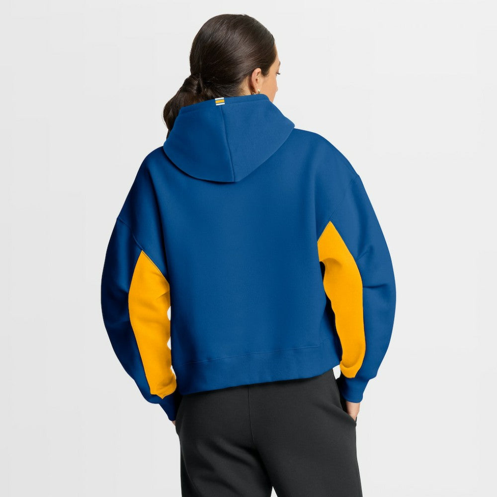 NHL Blue St. Louis Blues Fanatics Women's Back Check Boxy Hoodie