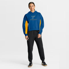 NHL Blue St. Louis Blues Fanatics Women's Back Check Boxy Hoodie