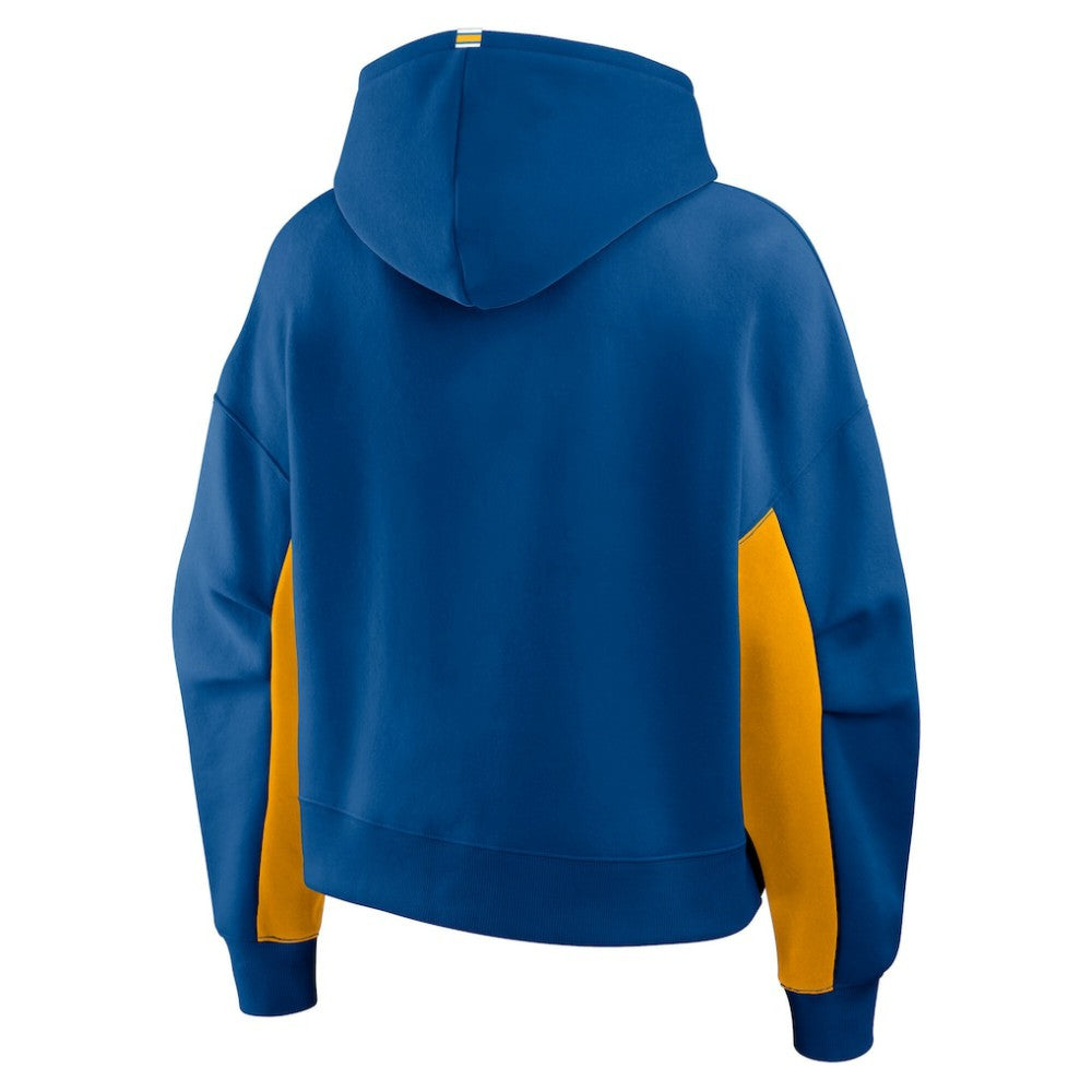 NHL Blue St. Louis Blues Fanatics Women's Back Check Boxy Hoodie