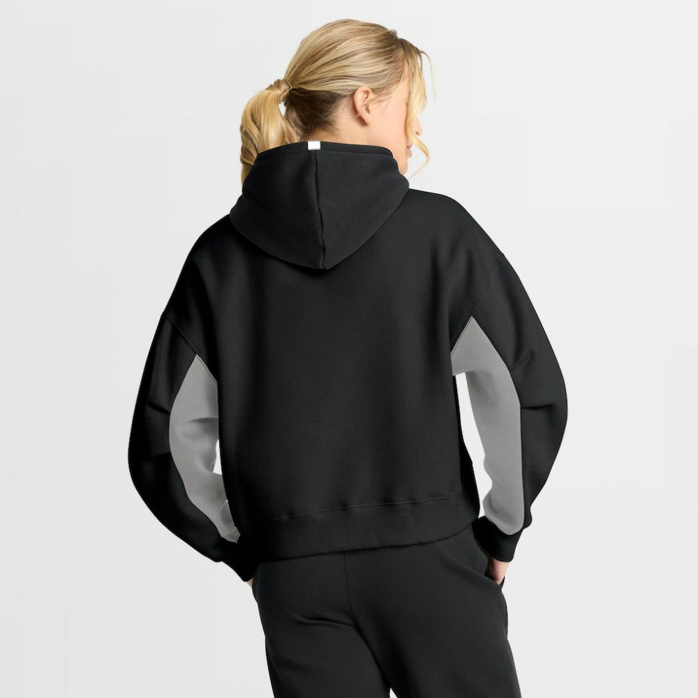 NHL Black Los Angeles Kings Fanatics Women's Back Check Boxy Hoodie