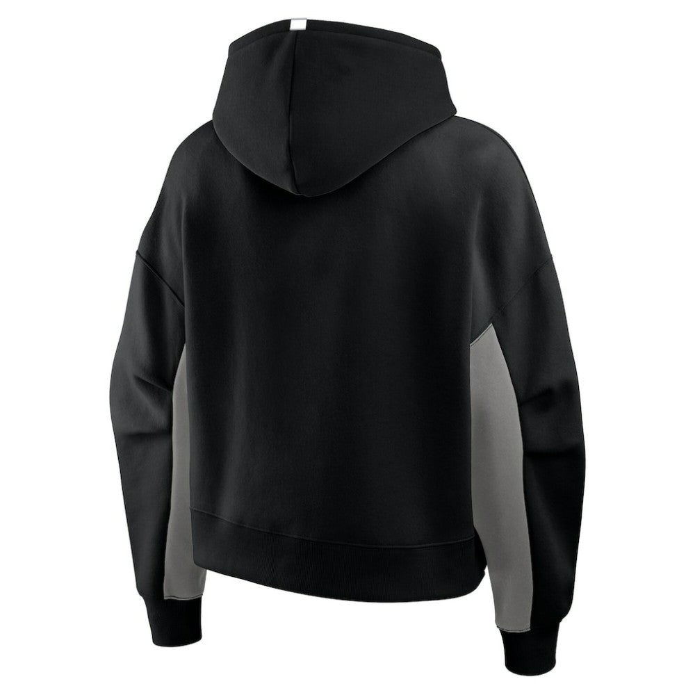 NHL Black Los Angeles Kings Fanatics Women's Back Check Boxy Hoodie