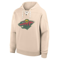 NHL Cream Minnesota Wild Fanatics Vintage Hoodie