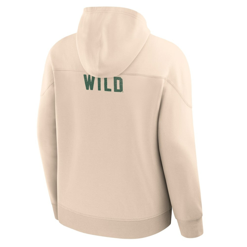NHL Cream Minnesota Wild Fanatics Vintage Hoodie