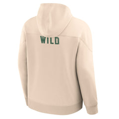 NHL Cream Minnesota Wild Fanatics Vintage Hoodie