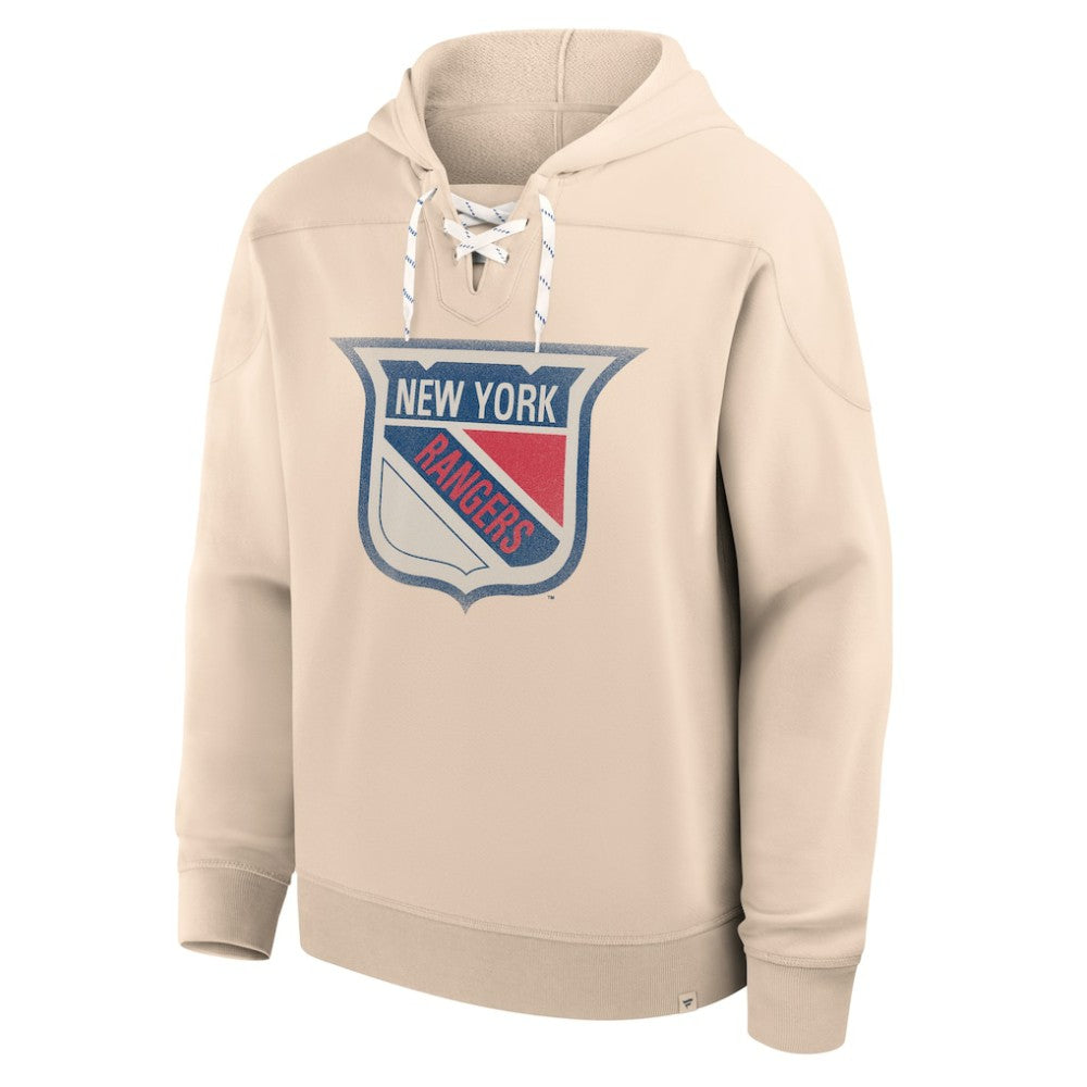 NHL Cream New York Rangers Fanatics Vintage Hoodie
