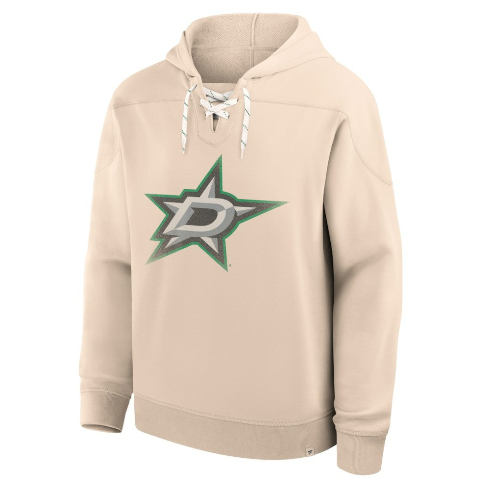 NHL Cream Dallas Stars Fanatics Vintage Hoodie
