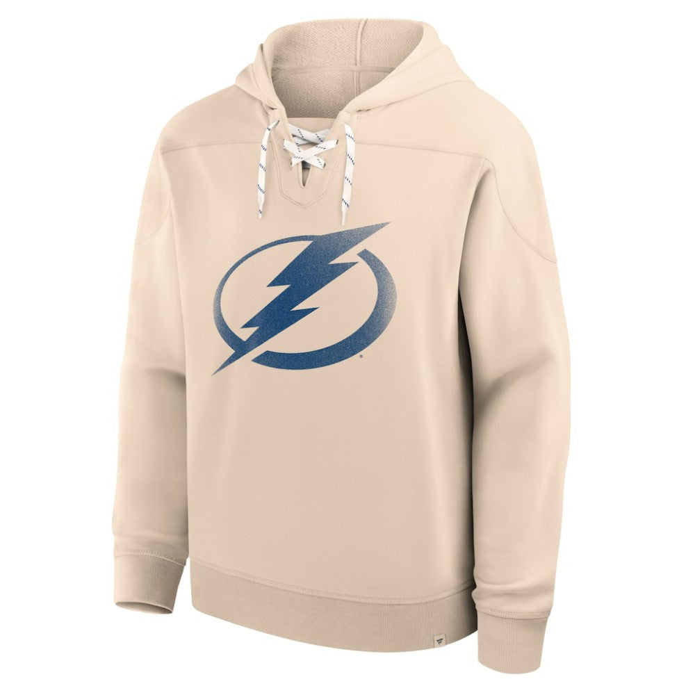NHL Cream Tampa Bay Lightning Fanatics Vintage Hoodie