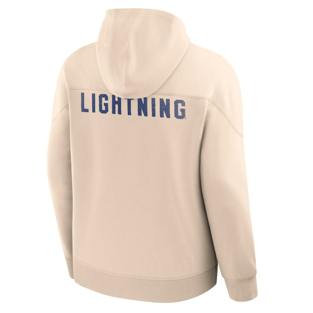 NHL Cream Tampa Bay Lightning Fanatics Vintage Hoodie