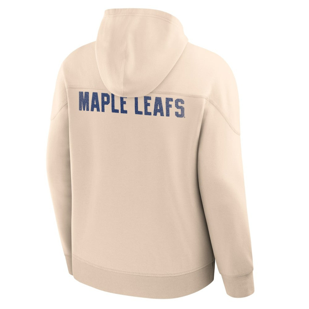 NHL Cream Toronto Maple Leafs Fanatics Vintage Hoodie