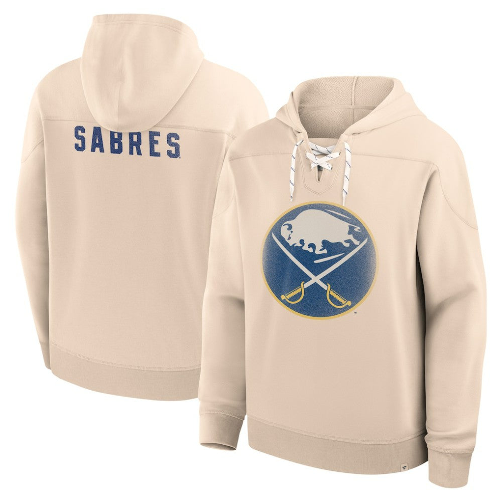 NHL Cream Buffalo Sabres Fanatics Vintage Hoodie
